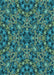 Patterned Medium Teal Green Rug, pat3752lblu