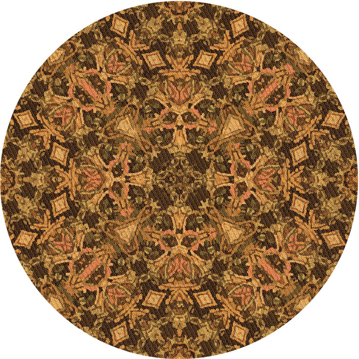 Square Machine Washable Transitional Red Brown Rug in a Living Room, wshpat3752org