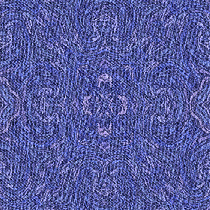 Machine Washable Transitional Light Slate Blue Rug, wshpat3753blu