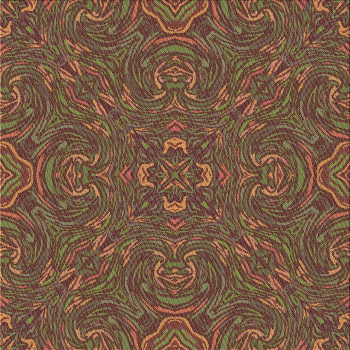 Round Machine Washable Transitional Light Brown Rug, wshpat3753brn