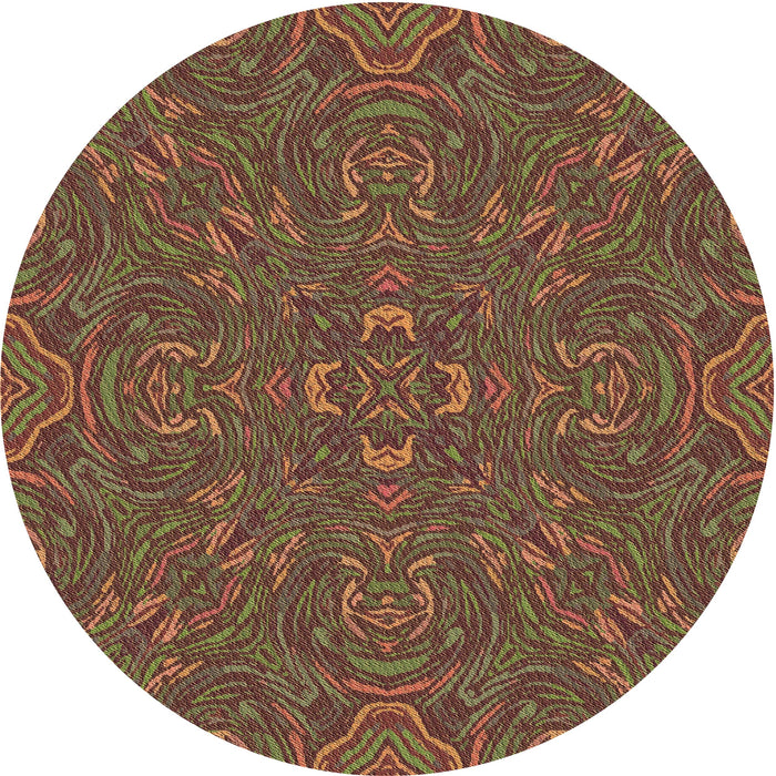 Square Machine Washable Transitional Light Brown Rug in a Living Room, wshpat3753brn