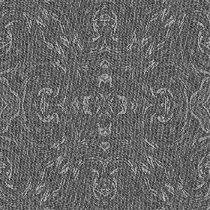 Machine Washable Transitional Gray Rug, wshpat3753gry