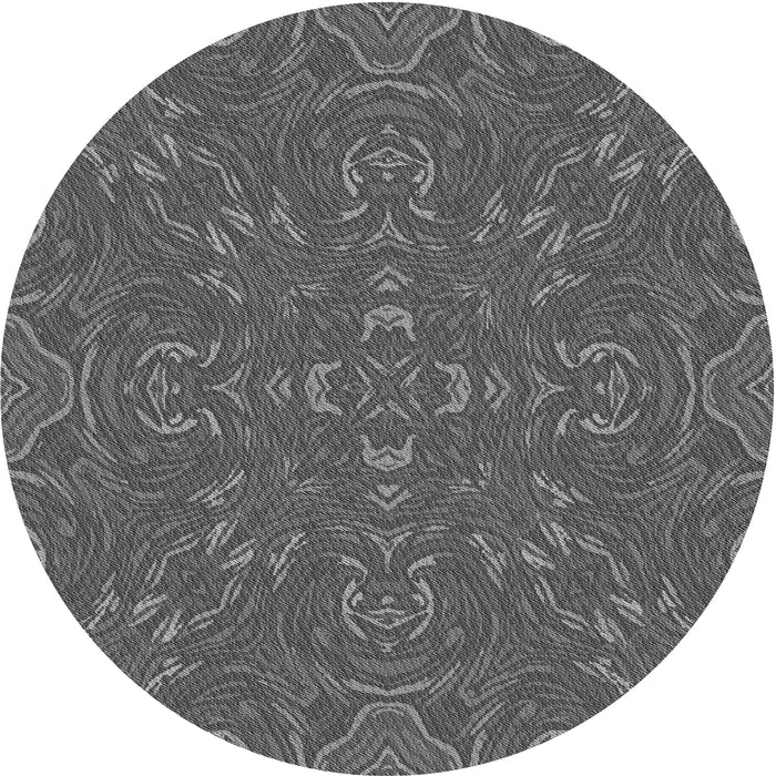 Square Machine Washable Transitional Gray Rug in a Living Room, wshpat3753gry