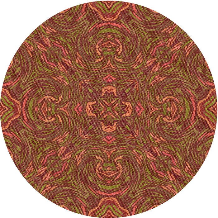 Square Machine Washable Transitional Tomato Red Rug in a Living Room, wshpat3753org