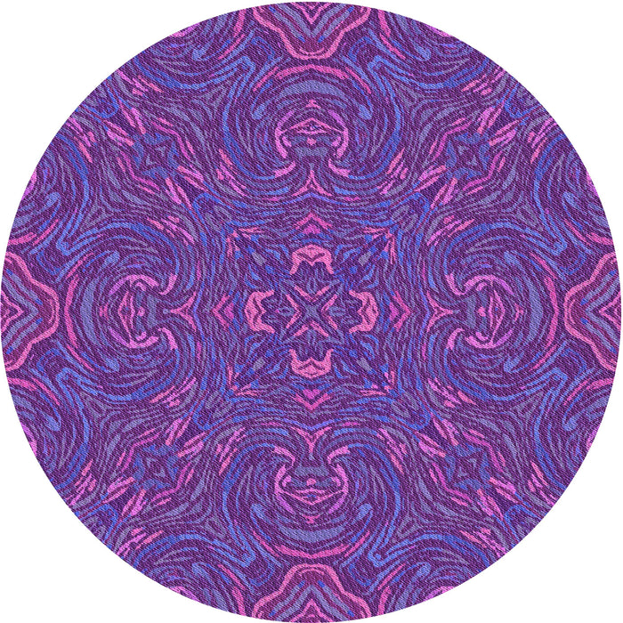 Square Patterned Jasmine Purple Rug, pat3753pur