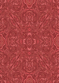 Machine Washable Transitional Red Rug, wshpat3753rd