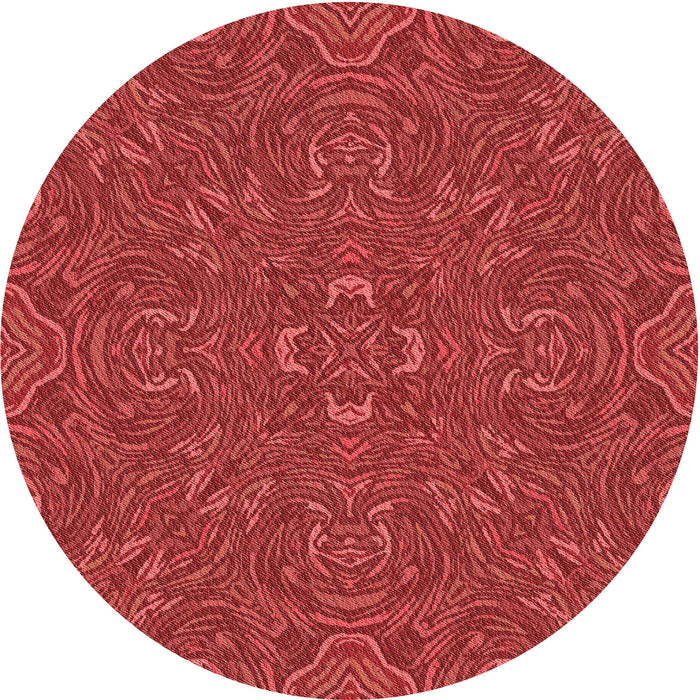 Square Machine Washable Transitional Red Rug in a Living Room, wshpat3753rd