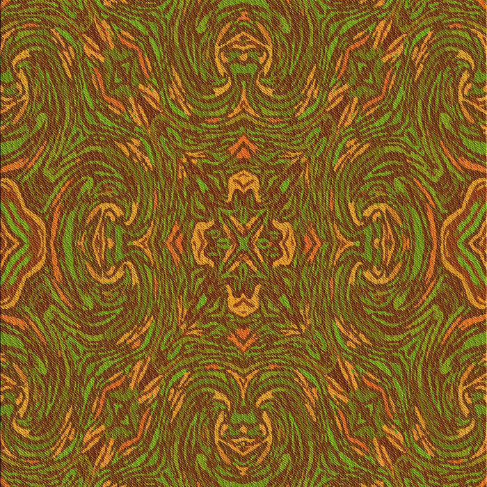 Patterned Tomato Red Rug, pat3753yw