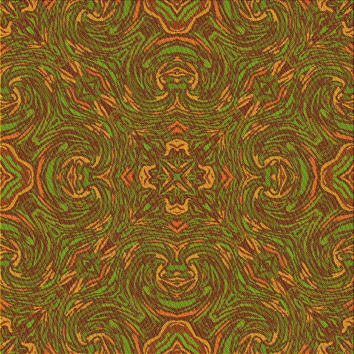 Round Machine Washable Transitional Tomato Red Rug, wshpat3753yw