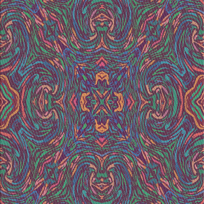 Patterned Dark Raspberry Purple Modern Rug, pat3753