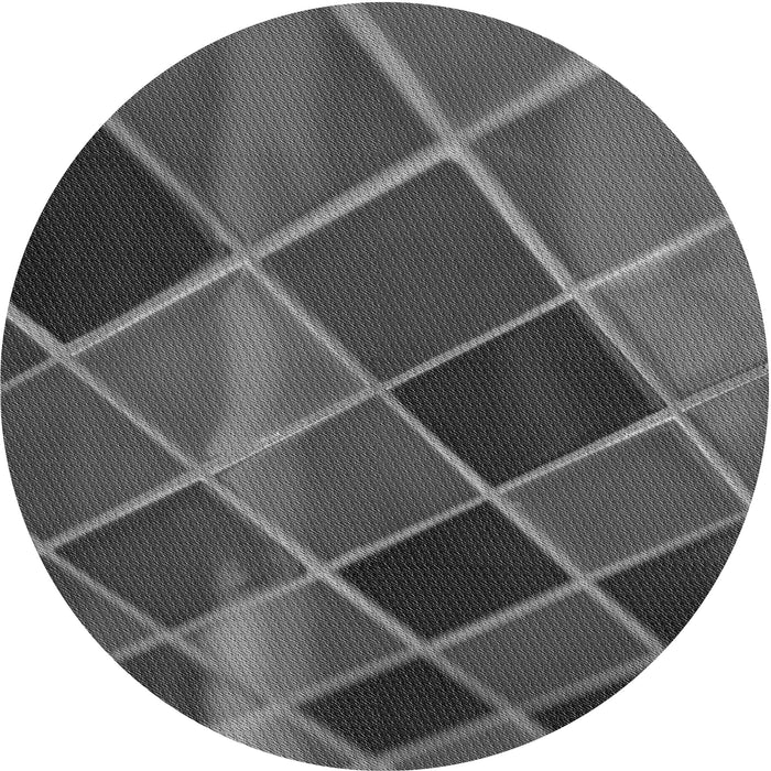 Square Machine Washable Transitional Gray Rug in a Living Room, wshpat3754gry