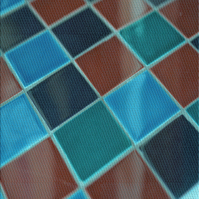 Patterned Western Charcoal Gray Rug, pat3754lblu