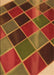 Patterned Tomato Red Rug, pat3754org