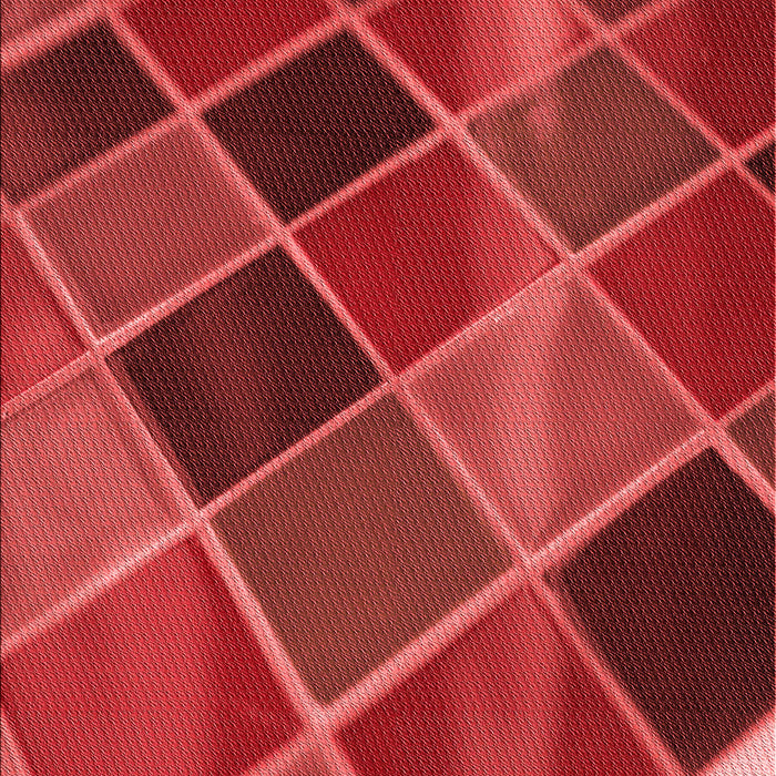 Patterned Red Rug, pat3754rd