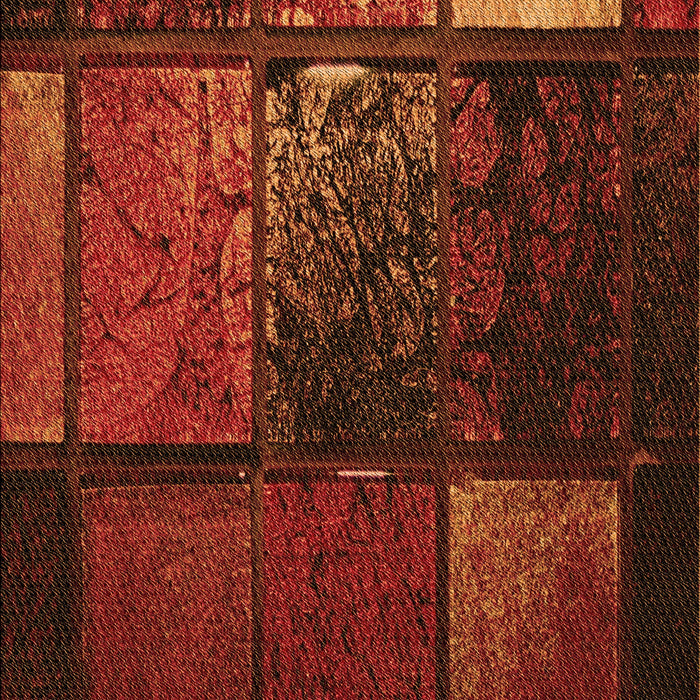 Patterned Mahogany Brown Rug, pat3755org