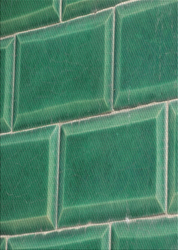 Patterned Mint Green Novelty Rug, pat3756