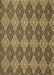 Machine Washable Transitional Golden Gold Rug, wshpat3757brn