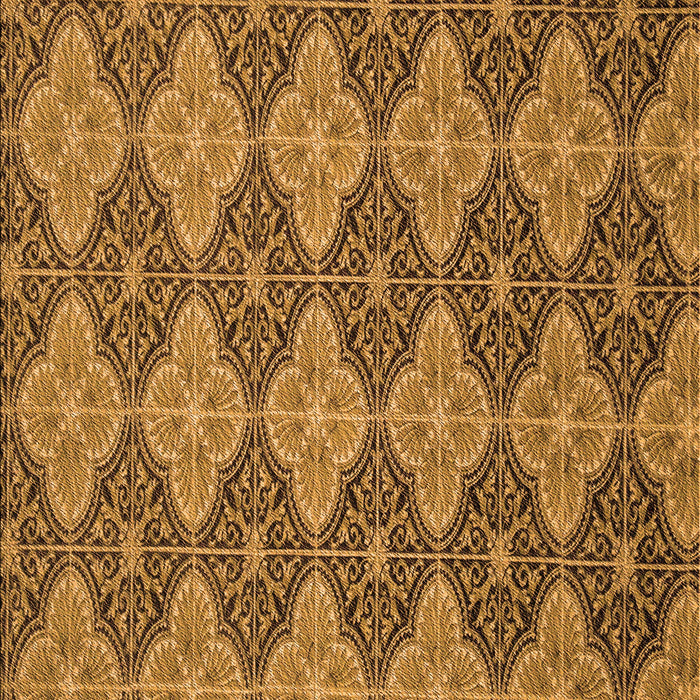 Patterned Saddle Brown Rug, pat3757org