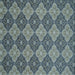 Square Patterned Dark Blue Grey Blue Novelty Rug, pat3757