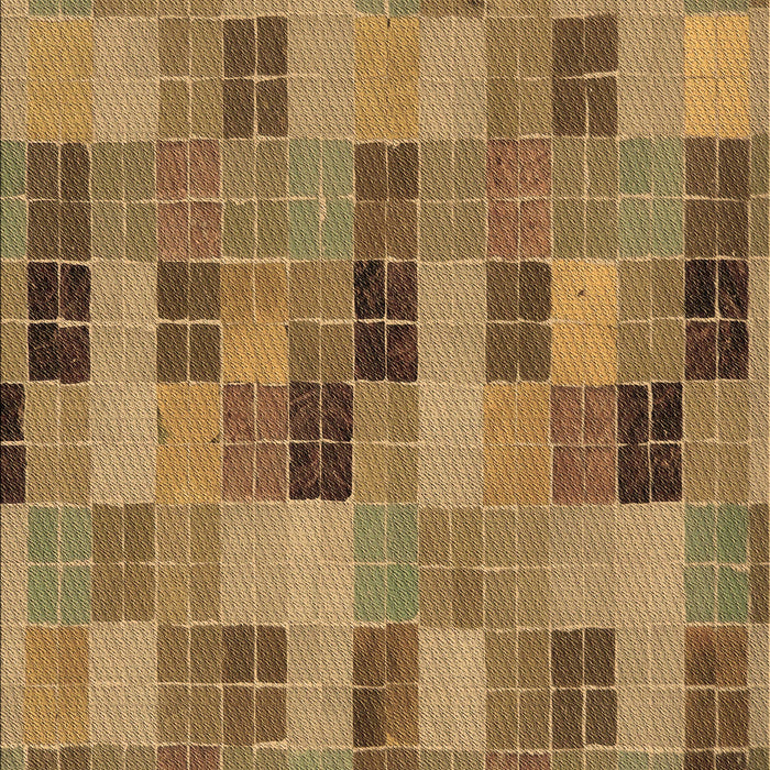 Patterned Saddle Brown Rug, pat3758brn