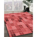 Machine Washable Transitional Red Rug in a Family Room, wshpat3758rd