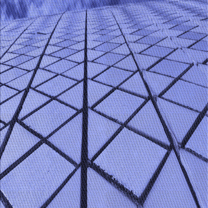 Machine Washable Transitional Sky Blue Rug, wshpat3759blu