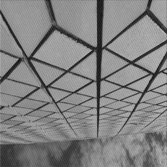 Round Patterned Carbon Gray Rug, pat3759gry