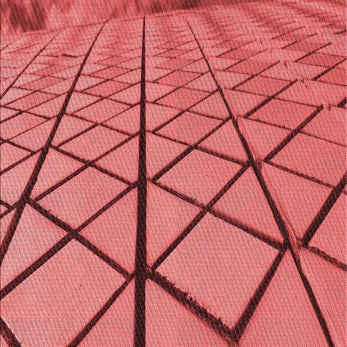 Patterned Red Rug, pat3759rd