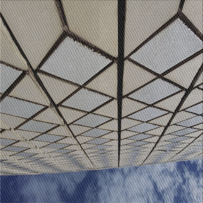 Sideview of Machine Washable Transitional Gray Rug, wshpat3759