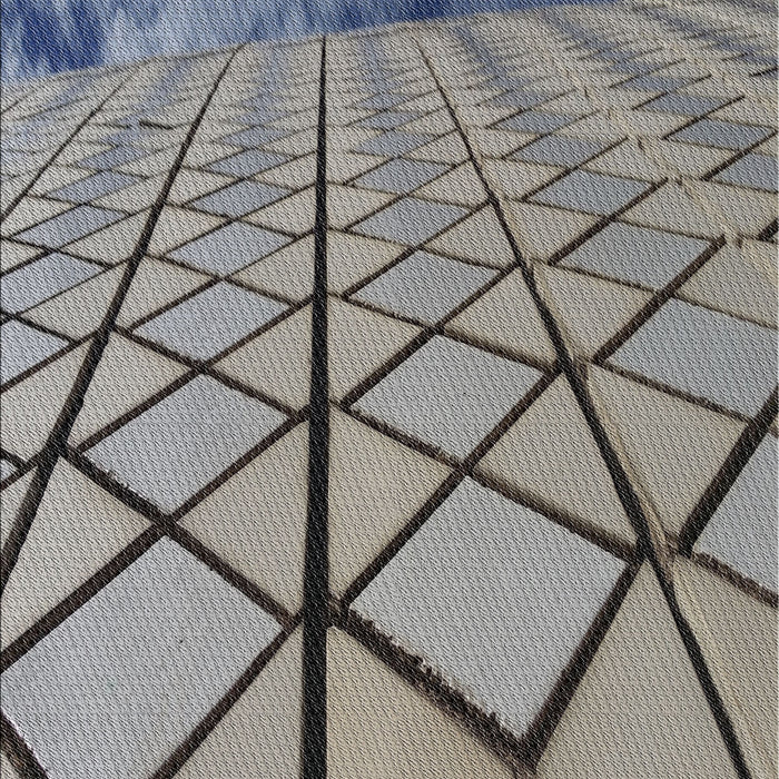 Patterned Gray Novelty Rug, pat3759