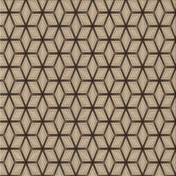 Sideview of Machine Washable Transitional Brown Rug, wshpat375