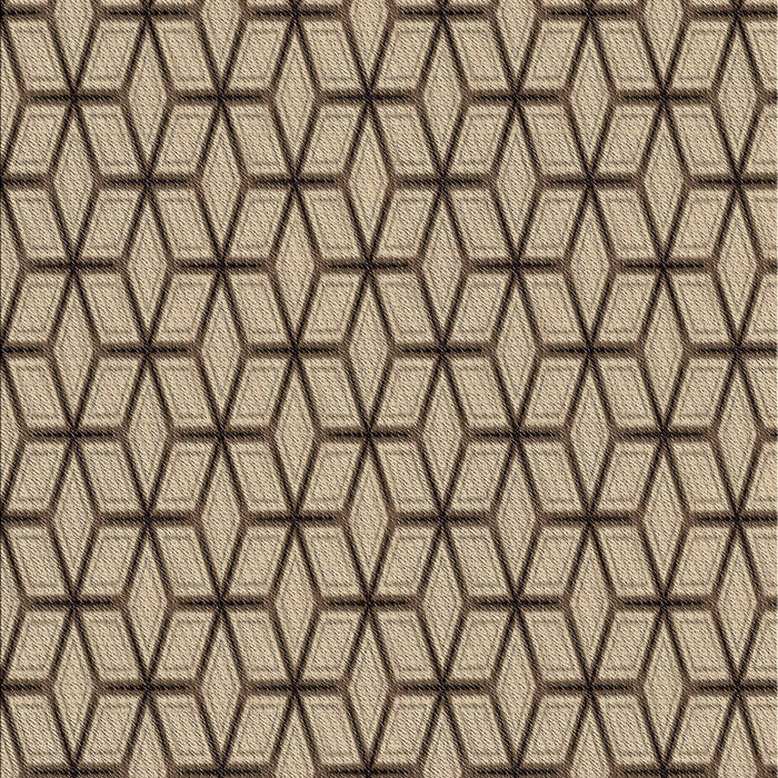 Patterned Brown Novelty Rug, pat375