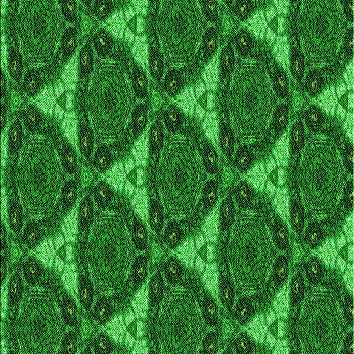 Patterned Deep Emerald Green Rug, pat376grn