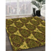 Patterned Bakers Brown Rug in Family Room, pat376org