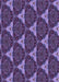 Patterned Medium Purple Rug, pat376pur