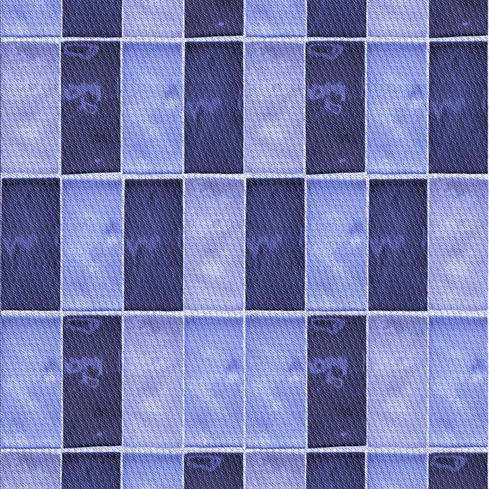 Patterned Denim Blue Rug, pat3760blu