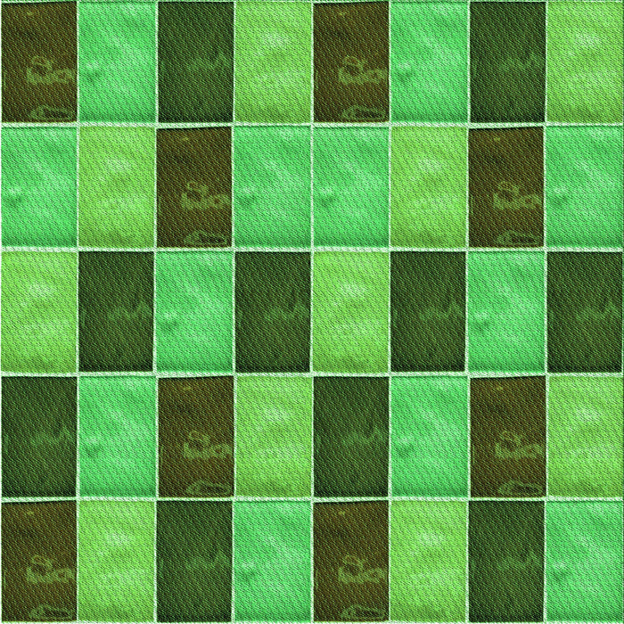 Round Patterned Neon Green Rug, pat3760grn