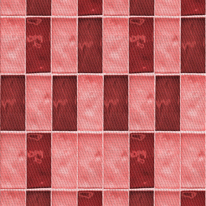 Patterned Red Rug, pat3760rd