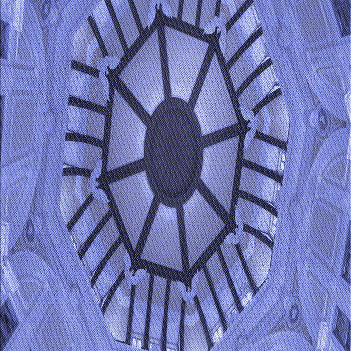 Patterned Sky Blue Rug, pat3761blu