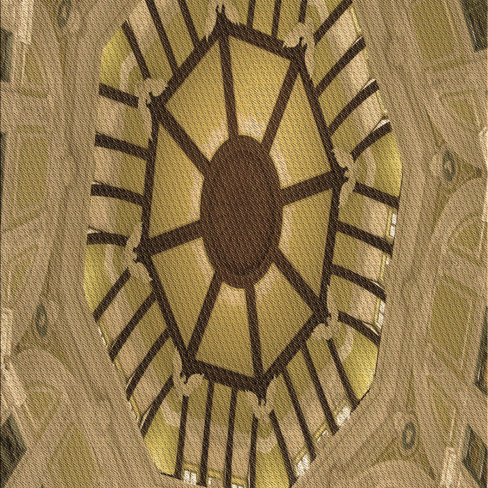 Patterned Red Brown Rug, pat3761brn