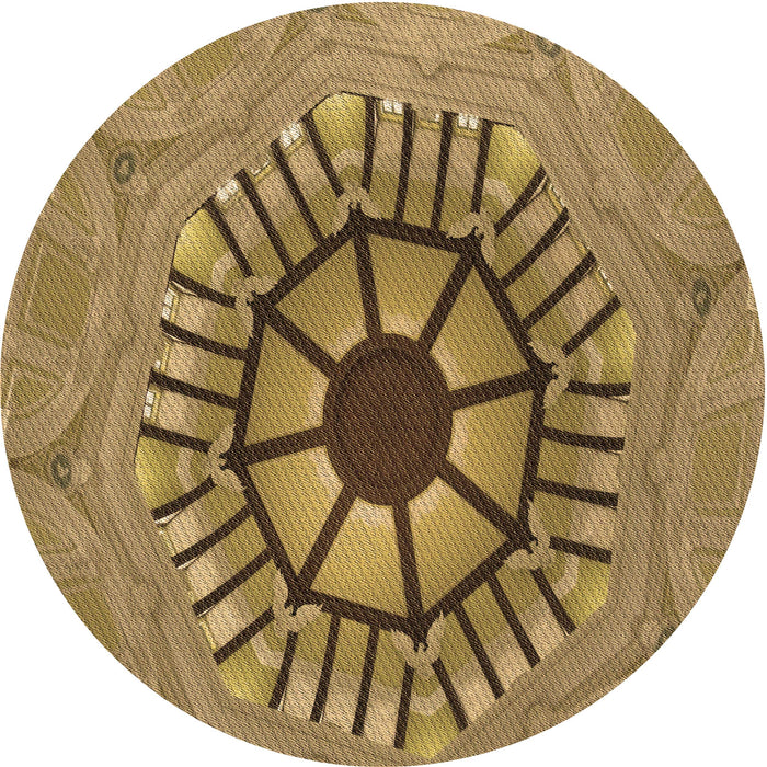 Square Patterned Red Brown Rug, pat3761brn