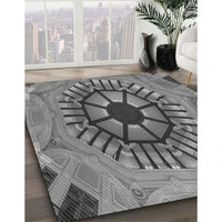 Patterned Gray Rug, pat3761gry