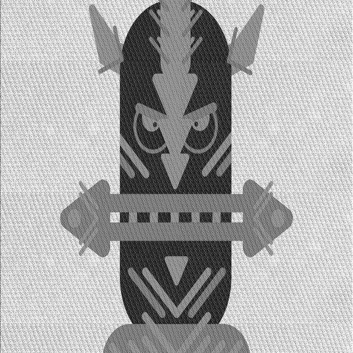 Machine Washable Transitional Gray Rug, wshpat3762gry