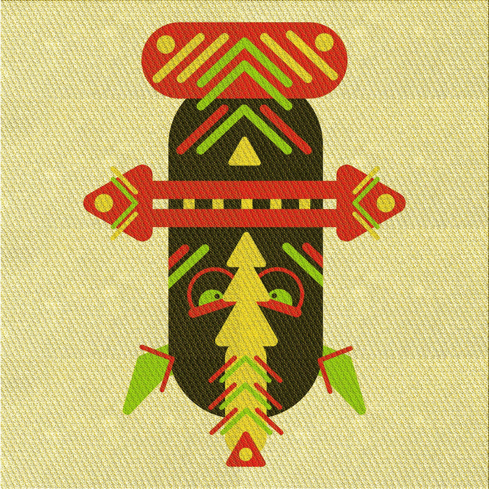 Round Patterned Dark Golden Brown Rug, pat3762yw