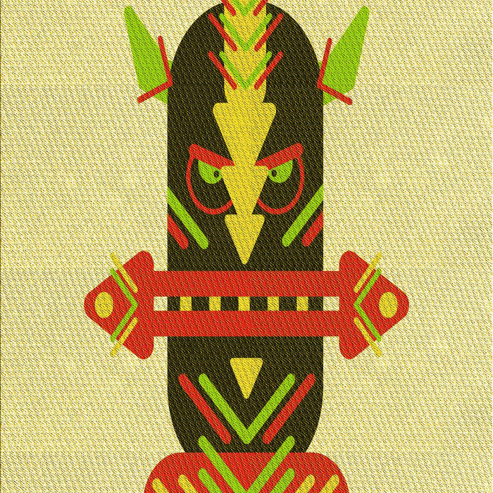 Patterned Dark Golden Brown Rug, pat3762yw