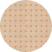 Square Patterned Khaki Gold Rug, pat3763brn