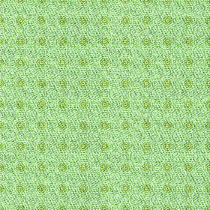 Round Patterned Green Rug, pat3763grn