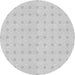 Square Patterned Platinum Gray Rug, pat3763gry