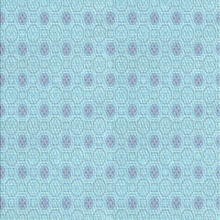 Machine Washable Transitional Crystal Blue Rug, wshpat3763lblu