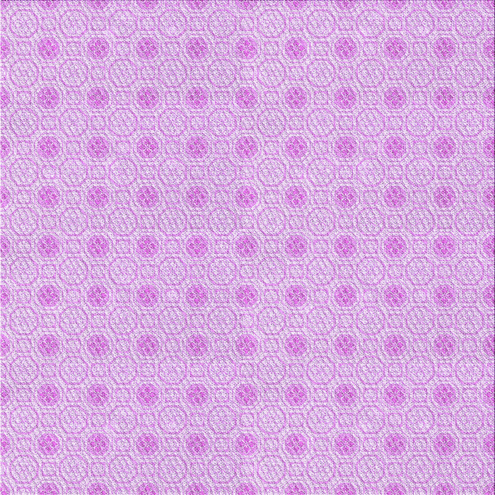 Round Patterned Purple Rug, pat3763pur